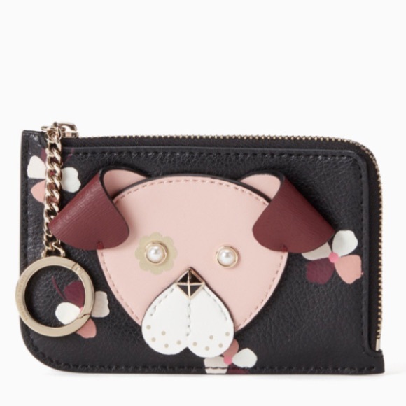 Authentic Kate Spade leather L-Zip card/Keychain🌸 - Picture 7 of 7